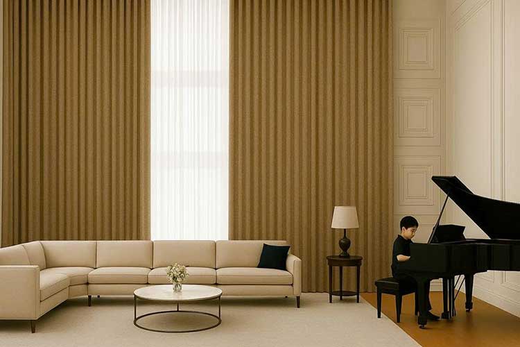 bàn giao rèm cho khách hàng